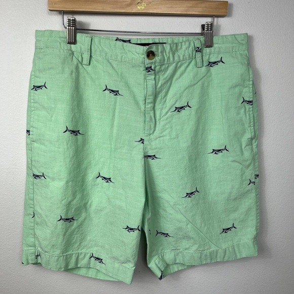 Chaps Other - Men's CHAPS Light Green/Mint Sword Fish Print Sorts Size 34 Golf Preppy